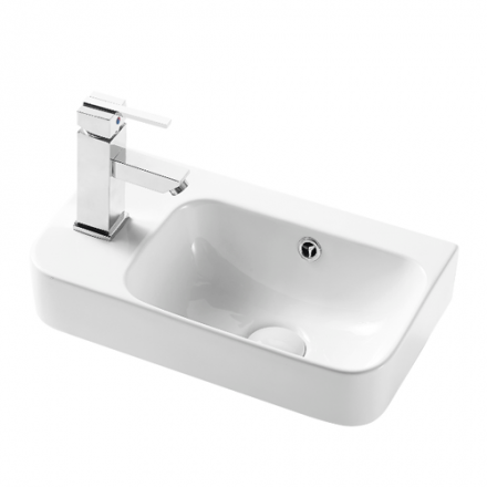 Раковина WW AISBACH 5117 L 45х26х15,5 подвесная 
