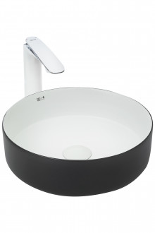 Раковина WW ELBACH M3134 BW 35,5х35,5х12 накладная