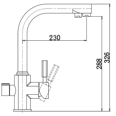 Комплект KAISER БР40144-5 смеситель под фильтр + Барьер Эксперт Slim Классик