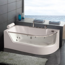 Ванна гидромассажная WW HB ALSTER 150/75 WT L 150*75*58 акриловая белая угол левый