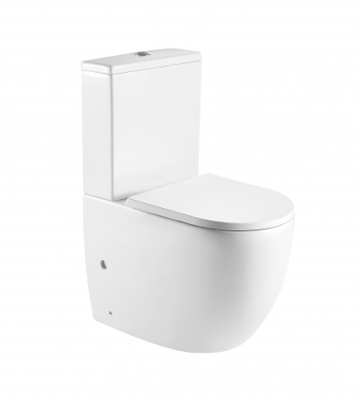 Унитаз WW  MERZBACH 001 GL-WT компакт белый глянец