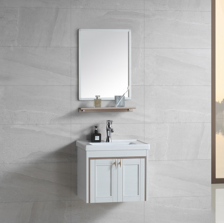 AMALIA 505 BG Тумба: 50,5х36х44 см; Зеркало: 44х60 см