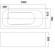 Ванна акриловая без экрана WW HB OKER 150/75 WT 150*75*55