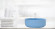 Раковина WW ELBACH 3134 MBL 35,5х35,5х12 накладная