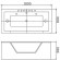 Ванна гидромассажная WW HB KONIGS 180/80 WT 180*80*58 акриловая белая