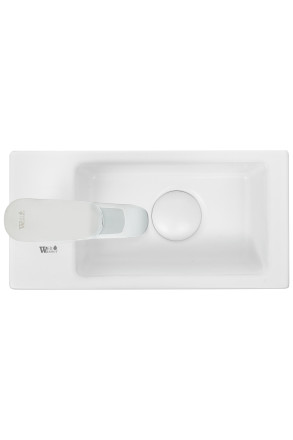Раковина WW AISBACH 5092 MW L 37х18,5х9 подвесная