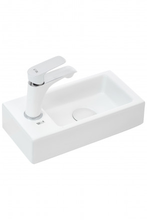 Раковина WW AISBACH 5092 MW L 37х18,5х9 подвесная