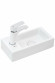Раковина WW AISBACH 5092 MW L 37х18,5х9 подвесная