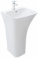 Раковина WW ROTBACH 007 GL-WT 450х435х835 напольная белая глянец