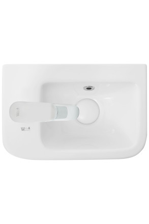 Раковина WW AISBACH 10100 L 37,5х24,5х13,5 подвесная